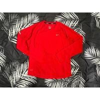 ราคา เสื้อกีฬามือสอง NIKE สีแดงแขนยาว แท้ (22548197857)