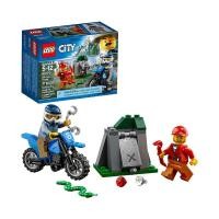 ราคา LEGO : No.60170 LEGO CITY OFF-ROAD CHASE (2018) ชุดไล่ล่ามอไซด์ออฟโร๊ด สินค้าจาก LEGO ของแท้ 100% [RARE ชุดเก่าหายาก] (4179722454)
