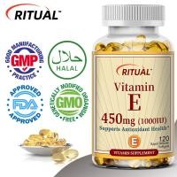 ราคา RITUAL Vitamin E 1000 IU 30/60/120 Capsules ผสมผสานกับสารต้านอนุมูลอิสระ (42860285965)