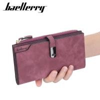 ราคา UNGU ORIGINAL BAELLERRY กระเป๋าสตางค์ใบยาวผู้หญิง หนังสีม่วง AILEEN WA632P3 เงินช่องเสียบการ์ดเกาหลี COIN ZIPPER สําหรับ GIRLS LATEST FASHION PREMIUM BATAM BRANDED SIMPLE (40955790361)