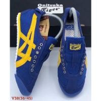 ราคา รองเท้าโอนิซึกะไทเกอร์ แบบผ้า/สลิปออน(ไม่มีเชือก) รองเท้าOnitsuka tiger mexico 66 ใส่ได้ทั้งผู้ชาย&หญิง Size:37-45eu (22180509163)