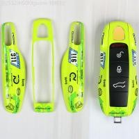 ราคา 【2022 -2025】 เหมาะสำหรับฝาครอบกุญแจ Green Arrow 70 Cayenne MACAN911 Panamera 718Taycan หัวเข็มขัดสี (53603386626)
