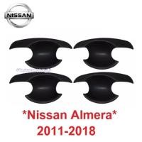 ราคา เบ้ากันรอย เบ้ารองมือเปิด นิสสัน อัลเมร่า 2011-2018 สีดำด้าน NISSAN ALMERA เบ้ามือจับประตู (RICH) เบ้ามือ ถาดรองมือเปิด (6609132903)