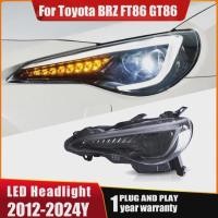 ราคา Car Accessories For Toyota GT86 BRZ 2012-2020 GT 86 Front Lamp DRL Headlight Turn Signal Highlight (45104396832)