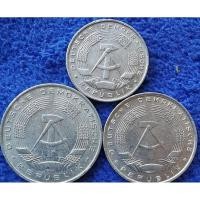 ราคา เหรียญ​เยอรมัน​ตะวันออก Germany​D.R, ชุด​1,5,10​ Pfennig, ใช้แล้ว, #​2666T (20871642593)