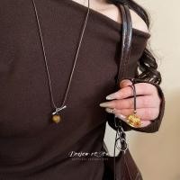 ราคา จี้ลายหินตาเสือและสร้อยคอม้าโยกสีทอง พร้อมสร้อยข้อมือหินตาเสือ เครื่องประดับแฟชั่นสำหรับทุกวัน (49302333857)