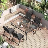ราคา For outdoor use foldable chairชุดโต๊ะเก้าอี้หวาย กลางแจ้ง เก้าอี้หวาย เก้าอี้สนาม (28757208776)