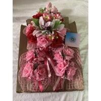 ราคา โบว์ผูกรถแต่งงาน โบว์ผูกรถเจ้าสาว โบว์ผูกรถเจ้าบ่าว โบว์ดอกไม้ ผูกรถแต่งงาน มีสินค้าสต๊อก A4 (7069005112)