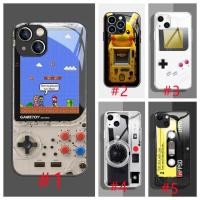 ราคา สําหรับiPhone 16 16E 17 Air Pro 4 4S 5C 5 5S 6 6S 7 8 Plus SE SE4 XS Max TH1 กระจกนิรภัยเคสโทรศัพท์VINTAGEเทปกล้องGameboy (46906646406)