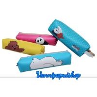 ราคา กระเป๋าใส่ดินสอลายการ์ตูน สามหมี วีแบร์แบร์ we bare bear (19202626581)