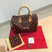 ราคา Used Lv speedy Cherry +Used lv Cherry wallet +Lv Pochette Cherry (2671038518)