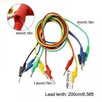 ราคา Banana Plug Cables Non-slip Grip Stackable Connector Design 4mm Banana Plug (46307042925)