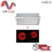 ราคา (MEX) ชุดเช็ทเครื่องดูดควัน รุ่น SP541 มาพร้อมกับ เตาไฟฟ้า MEX รุ่น HVH632N (19204585708)