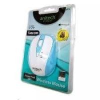 ราคา เม้าส์เงียบ เมาส์ไร้สาย Anitech Wireless Mouse W214 3COLOR (29704932940)