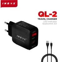 ราคา Ql-2 Quick Charge 3.0 Dual USB Charger LED Indicator Display INBOX QL2 (26108891410)