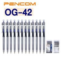 ราคา ปากกา หมึกน้ำมัน Pencom OG-42 ขนาด 0.7mm. (แพ็ค 12 ด้าม) (44853234829)