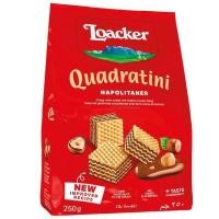 ราคา Loacker Quadratini Hazelnut Wafer | ล็อคเกอร์ เวเฟอร์ไส้ครีมเฮเซนัท ขนาด 250 กรัม (21966706511)
