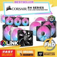 ราคา Corsair iCUE LINK RX Series PWM Case Fan 120mm / 140mm RGB & Non-RGB [Single / Triple / Dual] (29294309894)