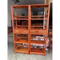 ราคา ชั้นหนังสือ/ตู้เก็บของไม้เนื้อแข็ง Burmese Padauk | ใช้เป็นตู้ชา/ชั้นจัดแสดงของ/ตู้ข้างครัว (55154645850)
