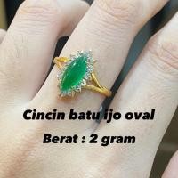 ราคา HIJAU แหวนหินสีเขียว | รหัส: 2 กรัม (55253360456)