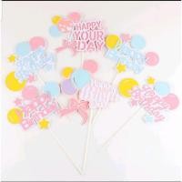 ราคา ป้ายปักเค้ก Happy Birthday ป้ายปักเค้ก (15712619705)