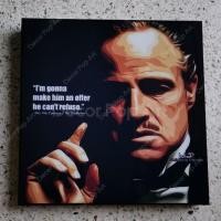 ราคา DECOR POP ART The Godfather Don Vito Corleone รูปติดผนัง home decor ของแต่งบ้าน คอนโด กรอบรูป ภาพติดผนัง รูปวาด ของขวัญ (4062604490)