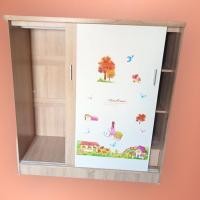ราคา ตู้เสื้อผ้าเด็กบานเลื่อนขนาด120ซม. (9174032719)