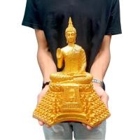 ราคา ALN888พระพุทธรูปปางประทานพร การให้โอวาท ฐานพระสาวก 108 เนื้อเรซิ่น สีน้ำทองพรีเมี่ยม หน้าตัก 5 นิ้ว สูง 10 นิ้ว บูชาเป็น (23745351768)