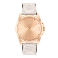 ราคา COACH GREYSON รุ่น CO14504113 นาฬิกาข้อมือผู้หญิง สายหนัง สีเทา หน้าปัด 36 มม. (27005647077)