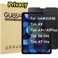 ราคา ฟิล์มกระจก นิรภัย เต็มจอ กันเสือก สำหรับ Samsung Tab S6 lite Tab A7 lite Tab A9 Plus A9Plus A9+ A11 2025 ฟิล์มกันมอง (42109935819)