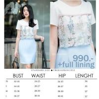 ราคา Used** Flo’ Dress ของยี่ห้อ The KISS principle-Working Dress (1510623741)