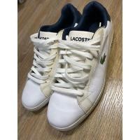 ราคา รองเท้า Lacoste สีขาวตัดน้ำเงิน ของแท้ มือ2 มีแต่ตัวรองเท้า ไม่มีกล่องนะคะ สภาพตามการใช้งาน (24451304717)