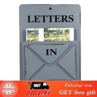 ราคา Moonbase Moonbase Yosoo กล่องจดหมายไม้ชั้นวางจดหมายติดผนังตัวเรียงลำดับที่เก็บตะขอกุญแจผู้ถือยืนห้องโถงประตูแขวนตะกร้าของตกแต่งบ้านสไตล์วินเทจ (สีแดงเข้ม) (41229213415)