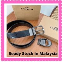 ราคา 120 ซม.COACH_Belts เข็มขัดผู้ชายหนังหรูหราเข็มขัดชายสําหรับชายกล่องและถุงกระดาษ-อุปกรณ์เสริม- (44318222629)