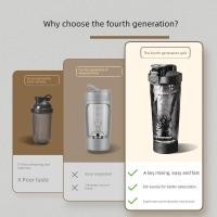 ราคา แก้วกาแฟ แก้วน้ํา 2024 ใหม่สไตล์เครื่องปั่นอัตโนมัติถ้วยไฟฟ้าฟิตเนสออกกําลังกายโปรตีนผงนมถั่วเหลืองปั่นถ้วยชาร์จเชคเกอร์ถ้วย (44656936722)