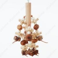 ราคา สำหรับนกแก้ว ของเล่นนก ของเล่นขัดฟันนกแก้ว ของเล่นหัดกัดแทะสำหรับนกแก้ว วัสดุทำจากไม้และถั่วธรรมชาติ (42467918661)