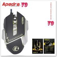 ราคา เมาส์เกมมิ่ง เมาส์เล่นเกมส์ iMICE V9 Macros Games Mouse Mice Desktop Laptop เมาส์มาโคร (สีดำ) (711031135)