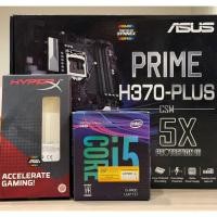 ราคา MB Asus Prime H370 Plus CSM + CPU i5 8400 + RAM DDR4 2666 16GB (8x2) (44954958767)