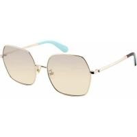 ราคา แว่นกันแดด KATE SPADE-ELOY/F/S 0086/G4 Square Sunglasses Dark Havana Brown Gradient Mirror ของแท้100% (19958579936)