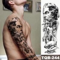 ราคา Large Arm Sleeve Tattoo Angel Statue Warrior Waterproof Temporary Tatto Sticker Rose Samurai Body Art Full Fake Tatoo Women Men (16139207565)