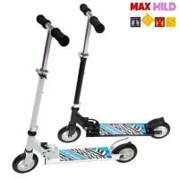ราคา Scooter อลูมิเนียมอย่างหนา สกู๊ตเตอร์ 2ล้อ เด็กโต ล้อยางตัน ล้อใหญ่ (411660328)
