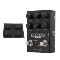 ราคา Spcrth กีตาร์ 3 Band EQ Low Mid High Gain Boost ไฟฟ้า Distortion DC 9V (49006597356)