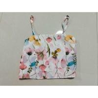 ราคา ครอปสายเดี่ยวลายดอกไม้มือสอง (29759080970)
