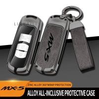 ราคา Suitable for Mazda mx-5 2024 2022 2019 2018 zinc alloy car key case leather high-end car key shell key cover accessories (27933672309)