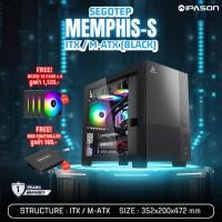 ราคา SEGOTEP COMPUTER CASE CPU (เคสสำหรับคอมพิวเตอร์) Memphis-S ITX / M-ATX (BLACK) รับประกัน 1 ปี โดย IPASON (18477351841)