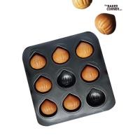 ราคา พิมพ์เกาลัด Chestnut 9 ชิ้น สีดำ (Breadleaf) (29901936239)