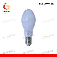 ราคา GATA หลอดแสงจันทร์ ชนิดผ่านบัลลาสต์ 250W ขั้ว E40 / หลอดไฟแสงจันทร์ MERCURY 4200K ( HQL 250W ) (58101621835)