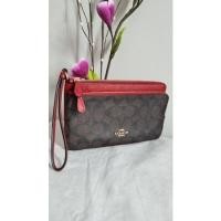 ราคา % Coach กระเป๋าคล้องมือ คล้องแขน 2ซิป L รุ่นใหม่ (12143807470)