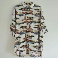 ราคา เสื้อฮาวาย ลายรถสีขาว (5946599489)