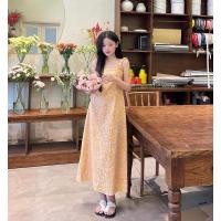 ราคา LINA DRESS - ชุดเดรสเกาะอกลายดอกไม้สีส้ม - AIMEE (42358835230)